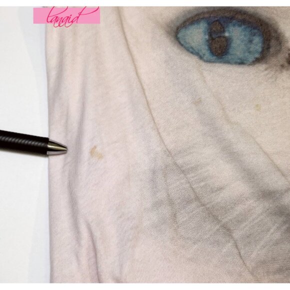 Wildfox Digital Cat Daisy Dress Baby Open Cut-Out Draped Back Backless A-Line S - Picture 13 of 16